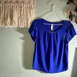 AUW Blue Formal Blouse